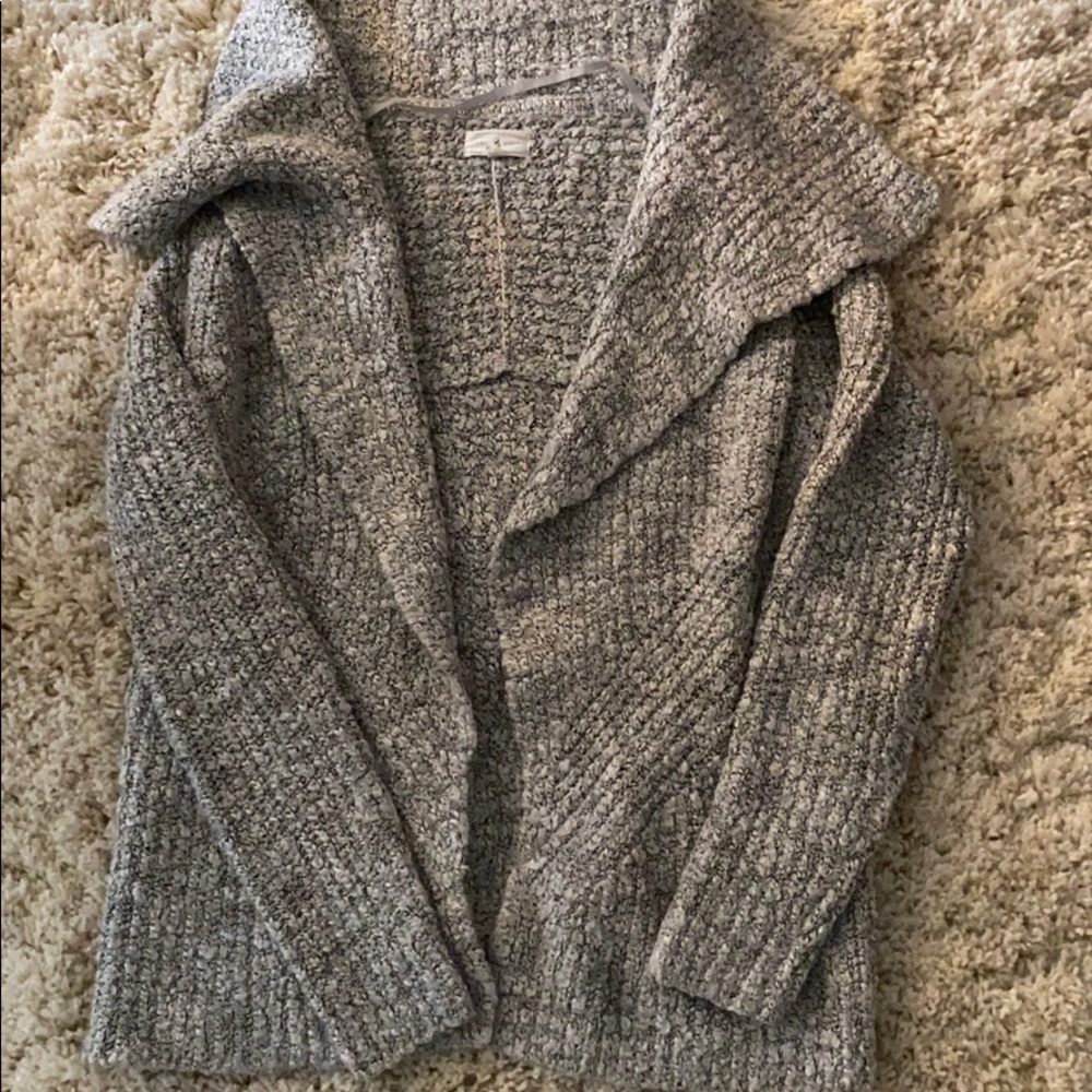 Lou & Grey chunky cable knit cardigan